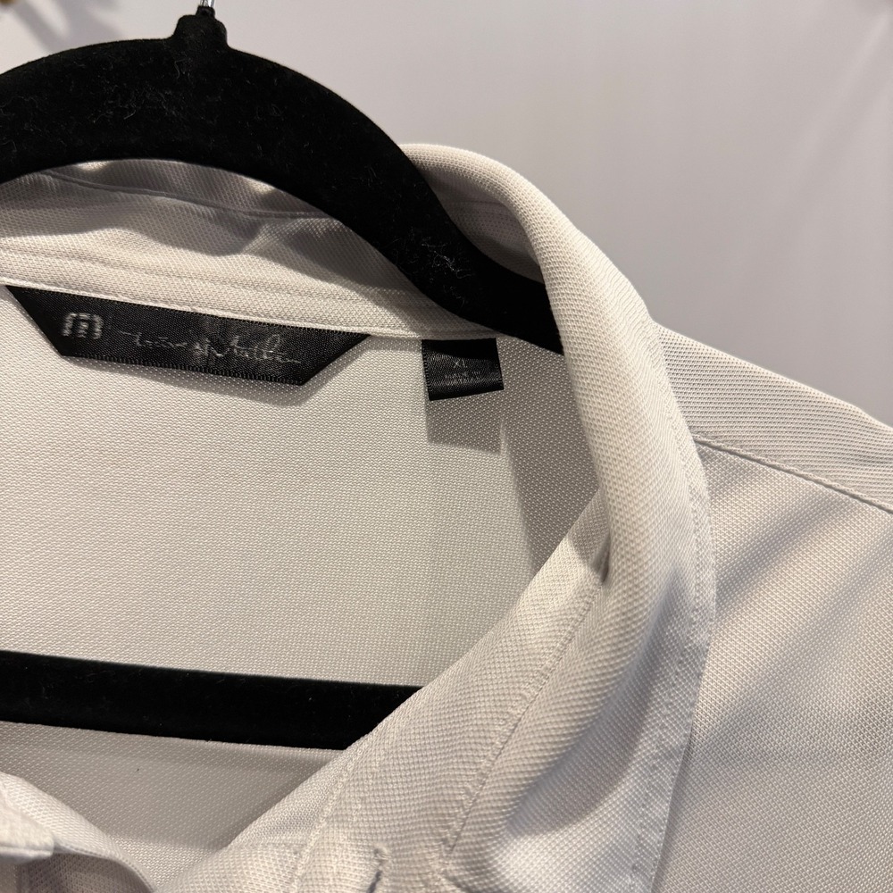 Travis Mathew LOT of Two Polo Shirts XL Gray White Colorblock, Blue Cactus Print - Picture 6 of 12